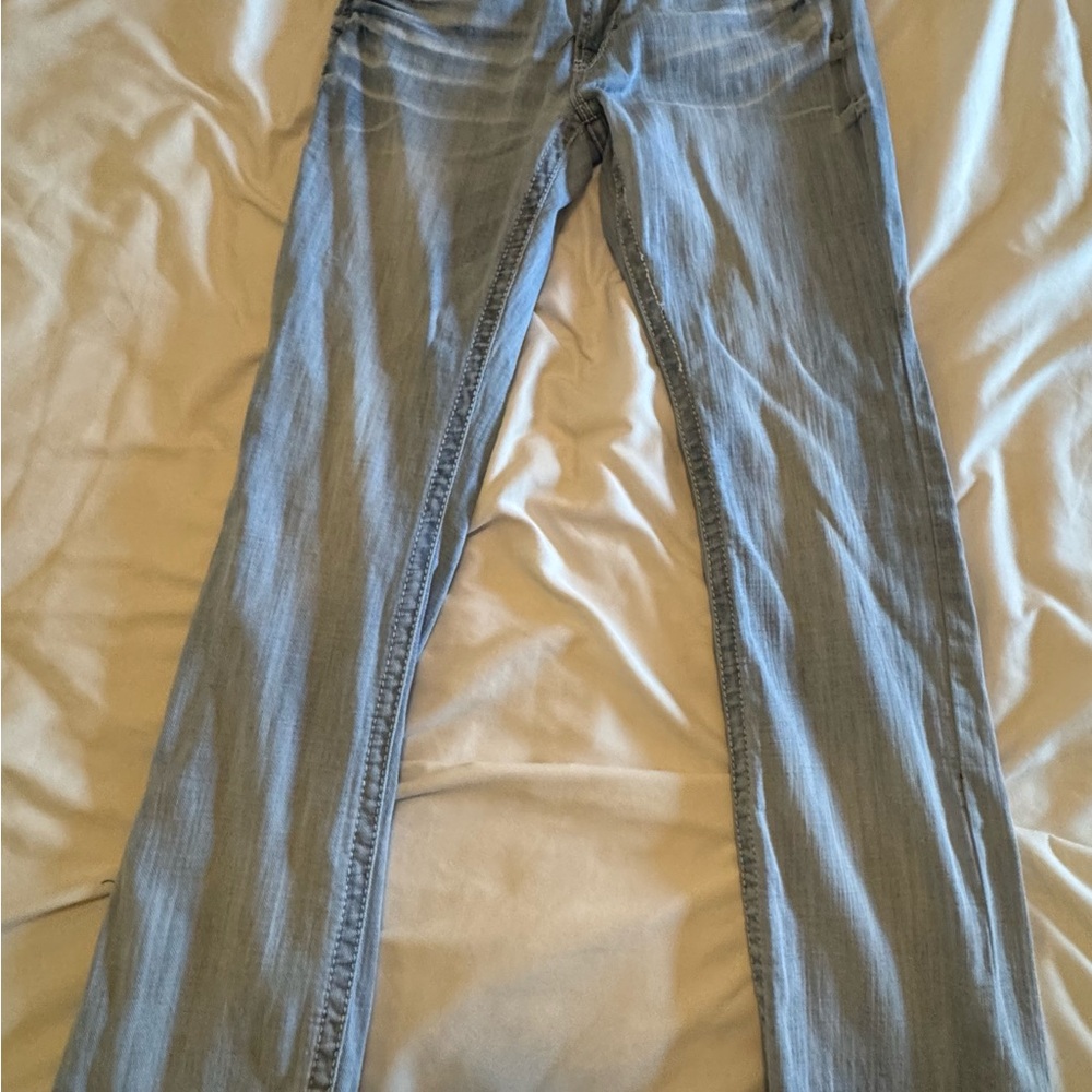 Salvage Light Blue Women's Straight Leg Jeans